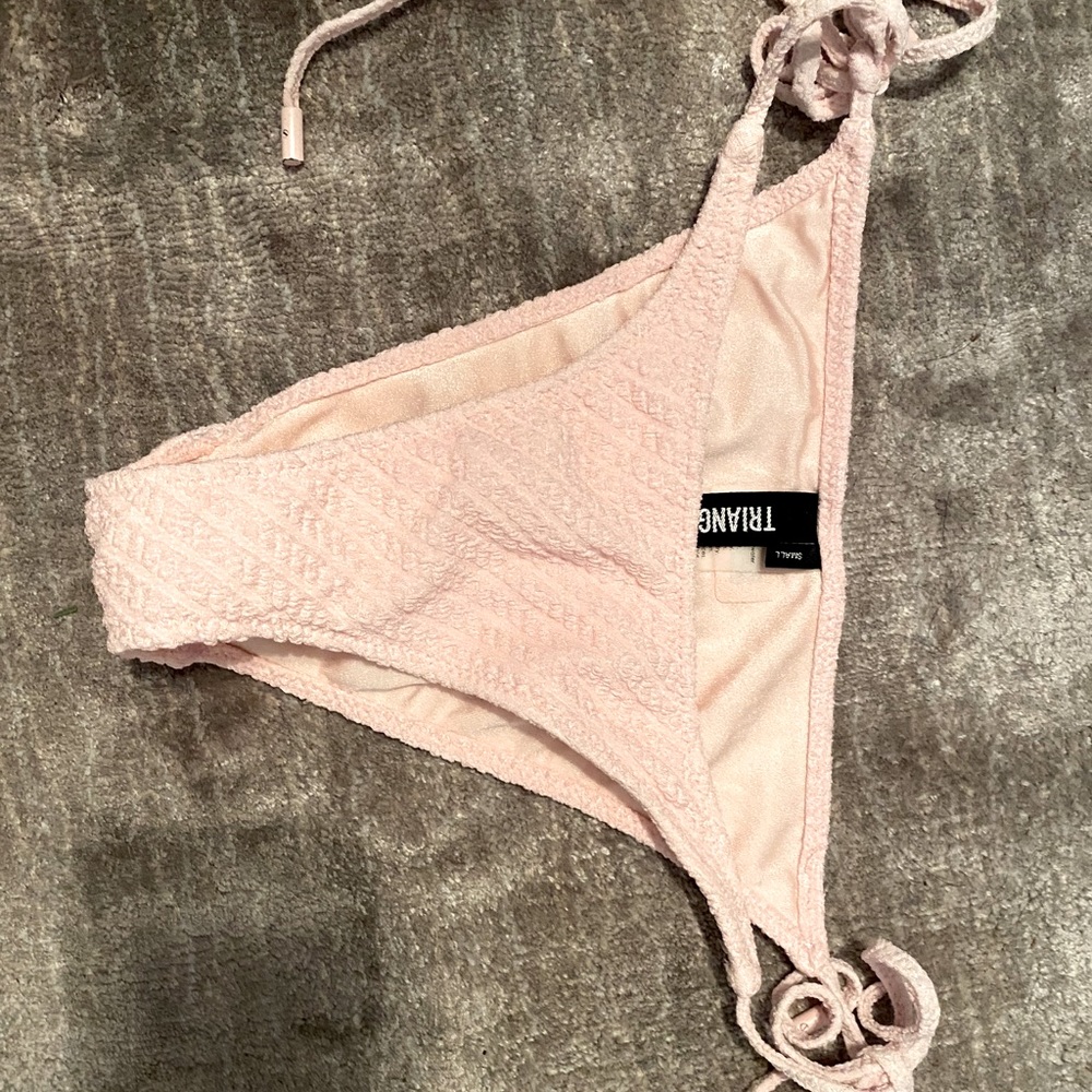 Pink triangl bikini bottoms